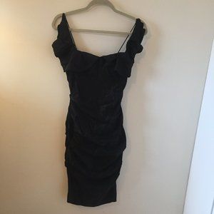 Nicole Miller Collection Black Cocktail Dress